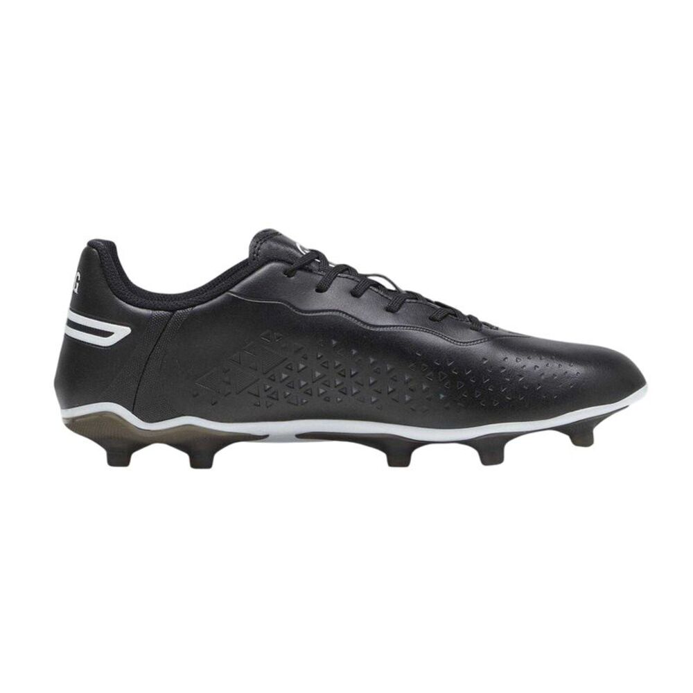 Puma Mens King Match Synthetic Leather Firm Ground Football Boots / Black/White